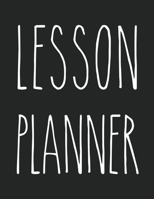 Lesson Planner: Skinny Font | 7 Subjects | 40 weeks | Monthly Calendars (2019-2020 Teacher Planners) 1686465025 Book Cover