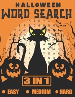 Halloween Word Search: 60 Unique Word Search Puzzles With Answer Keys B08JDTMLVS Book Cover