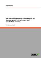 Die Sozialp�dagogische Familienhilfe im Spannungsfeld von privatem und beruflichem Kontext 3638724034 Book Cover