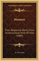 Manures: Their Respective Merits From An Economical Point Of View... 1437057292 Book Cover