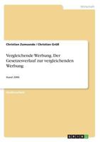 Vergleichende Werbung. Der Gesetzesverlauf zur vergleichenden Werbung 3638738701 Book Cover