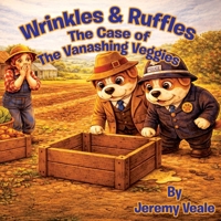 Wrinkles & Ruffles: The Case of the Vanishing Veggies: Beautifully Illustrated Children's Book about Dogs, Wales, Adventure, Mysteries, About Food, ... 59 Pages | Gift for Bed Times & Holidays B0GPNW47BQ Book Cover
