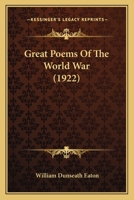 Great poems of the world war 1103275372 Book Cover