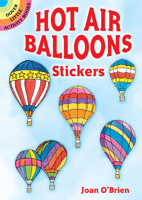 Hot Air Balloons Stickers 048644855X Book Cover