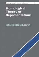 Homological Theory of Representations 1108838898 Book Cover