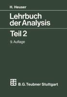 Lehrbuch der Analysis. Teil 2 3519322323 Book Cover