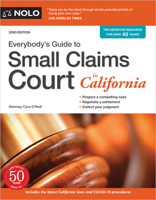 Everybody's Guide to Small Claims Court in California 1413325351 Book Cover