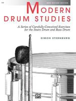 Modern Drum Studies: A Series of Carefully Conceived Exercises for the Snare Drum and Bass Drum 0739018256 Book Cover