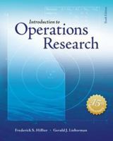 Introduction to Operations Research 0816238677 Book Cover