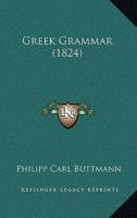 Greek Grammar 1165485702 Book Cover