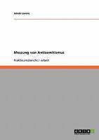 Messung von Antisemitismus 3638831922 Book Cover