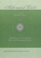 Mathematical Circles Adieu and Return to Mathematical Circles (Mathematical Circles, Volume III) (Mathematical Association of America) 0883855445 Book Cover