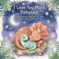 I Love You More, Babysaur: A Sweet Dinosaur Bedtime Story About a Parent’s Love for Their Little One (Goodnight, Glow-petal Grove: A Lullaby of Nature) B0G5751BKR Book Cover