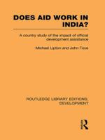 Does Aid Work in India? 0415010969 Book Cover