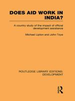 Does Aid Work in India? 0415847109 Book Cover