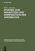 Studien zur Redaktion und Komposition ces Amosbuchs 3110152401 Book Cover