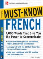 Must-Know French (Must Know) 0071456449 Book Cover