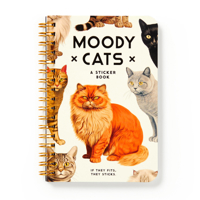 Brass Monkey Moody Cats Sticker Book 073538293X Book Cover