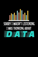 Sorry I Wasn't Listening I Was Thinking About Data: Dot Grid Page Notebook Gift For Computer Data Science Related People. 1672939178 Book Cover