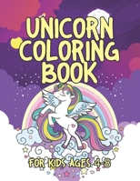 Unicorn Coloring Book for Kids Ages 4-8: 55 Creative Unicorns Illustrations for hours of fun! 1695609999 Book Cover