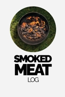 Smoked Meat Log: The Must-Have Meat Smoking Accessories For Pitmasters Smokers; Blank Pitmaster Cookbook; Meat Smoking Essentials Book; Meat Smoking Notebook Gift; Pitmaster Barbecue Notebook; Blank M 1670978419 Book Cover