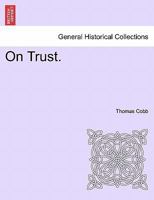 On Trust. 1240902352 Book Cover