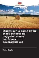 Études sur la paille de riz et les cendres de baggase comme matériaux pouzzolaniques 6205624664 Book Cover