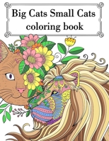 Big Cat Small Cat Coloring Book: Adult Teen Colouring Page Fun Stress Relief Relaxation and Escape 191267596X Book Cover