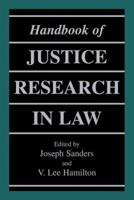 Handbook of Justice Research in Law 1441933409 Book Cover