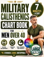 Military Calisthenics Chart Book for Men Over 40: How to Rebuild Strength without Injury in just 7 Minutes a Day | Finally Burn Belly Fat | Simple 28-Day Visual Plan B0HGLFSLNG Book Cover