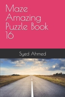 Maze Amazing Puzzle Book 16 B0BQGJGR3Q Book Cover