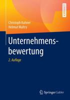 Unternehmensbewertung (Springer-Lehrbuch) 3540743049 Book Cover