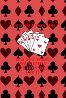 Life Is Like A Poker Game... It's Not What Your Given Its How You Use It: All Purpose 6x9 Blank Lined Notebook Journal Way Better Than A Card Trendy Unique Gift Blue Smoke PitBull 170650683X Book Cover