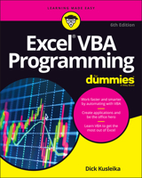 Excel VBA Programming For Dummies (For Dummies 1119843073 Book Cover