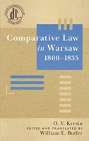Comparative Law in Warsaw, 1800-1835 1616196580 Book Cover