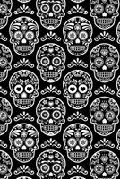 Day Of The Dead Pattern Sugar Skull Santa Muerte 19: Graph Paper 5x5 Notebook for Day Of The Dead Lovers 1099425166 Book Cover