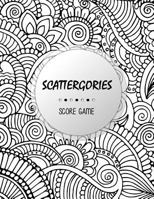 Scattergories Score Game: Scoresheet to keep track of who ahead in your favorite creative thinking category based party game, Size 8.5 x 11 Inch, 100 Pages 1719565066 Book Cover