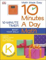 10 Minutes a Day: Math, Kindergarten 1465402322 Book Cover