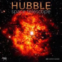 Hubble Space Telescope 2025 12 X 24 Inch Monthly Square Wall Calendar Foil Stamped Cover Plastic-Free 1975477170 Book Cover
