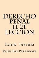 Derecho Penal 1l 2l Leccion: Look Inside! 1502455269 Book Cover