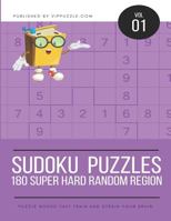 Sudoku Puzzles - 180 Super Hard Random Regions 1790102006 Book Cover
