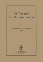 Die Therapie Der Placenta Praevia 1144361516 Book Cover