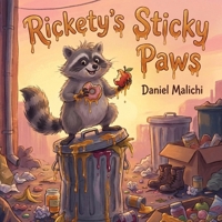 Rickety’s Sticky Paws: A Funny Bedtime Story About Hygiene, Washing Hands, and Letting Go for Kids Ages 3-8 (The Scrappy Scavengers: Social Skills & Big Feelings) B0GKG7JK66 Book Cover