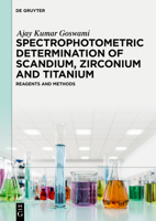 Spectrophotometric Determination of Scandium, Zirconium and Titanium 3111626660 Book Cover