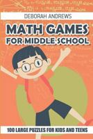 Math Games for Middle School: Peintoeria Puzzles - 100 Large Puzzles for Adults 198323284X Book Cover