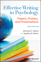 Effective Writing in Psychology: Papers, Posters, and Presentations 1405158794 Book Cover