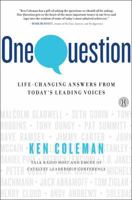 One Question 145167502X Book Cover