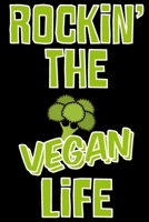 Rockin' The Vegan Life: Gardening Planner Log Book 6 x 9 in 100 Pages 1678438626 Book Cover