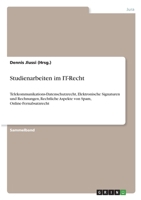 Studienarbeiten Im It-Recht 3638855686 Book Cover