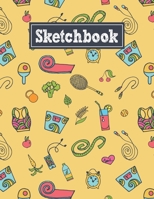 Sketchbook: 8.5 x 11 Notebook for Creative Drawing and Sketching Activities with Healthy Lifestyle Themed Cover Design 1710150025 Book Cover